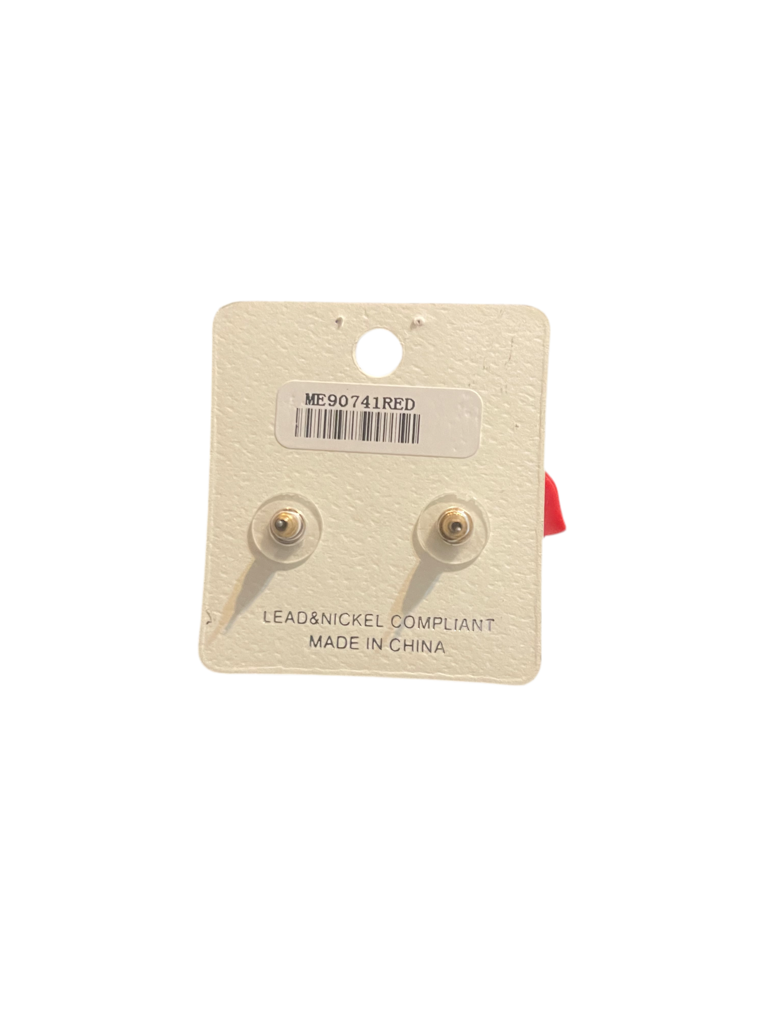 Polka Dot Bowtie Stud Earrings