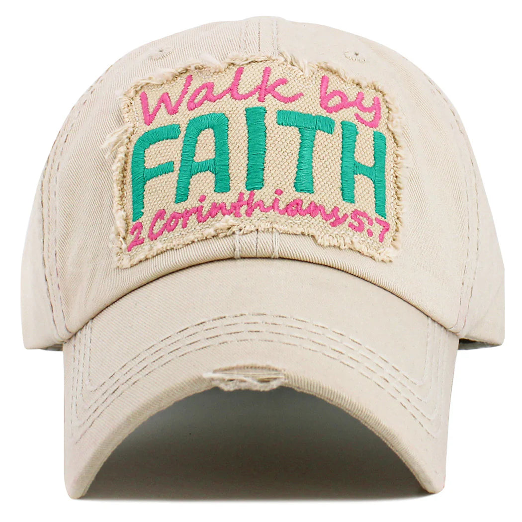 Walk By Faith Cap