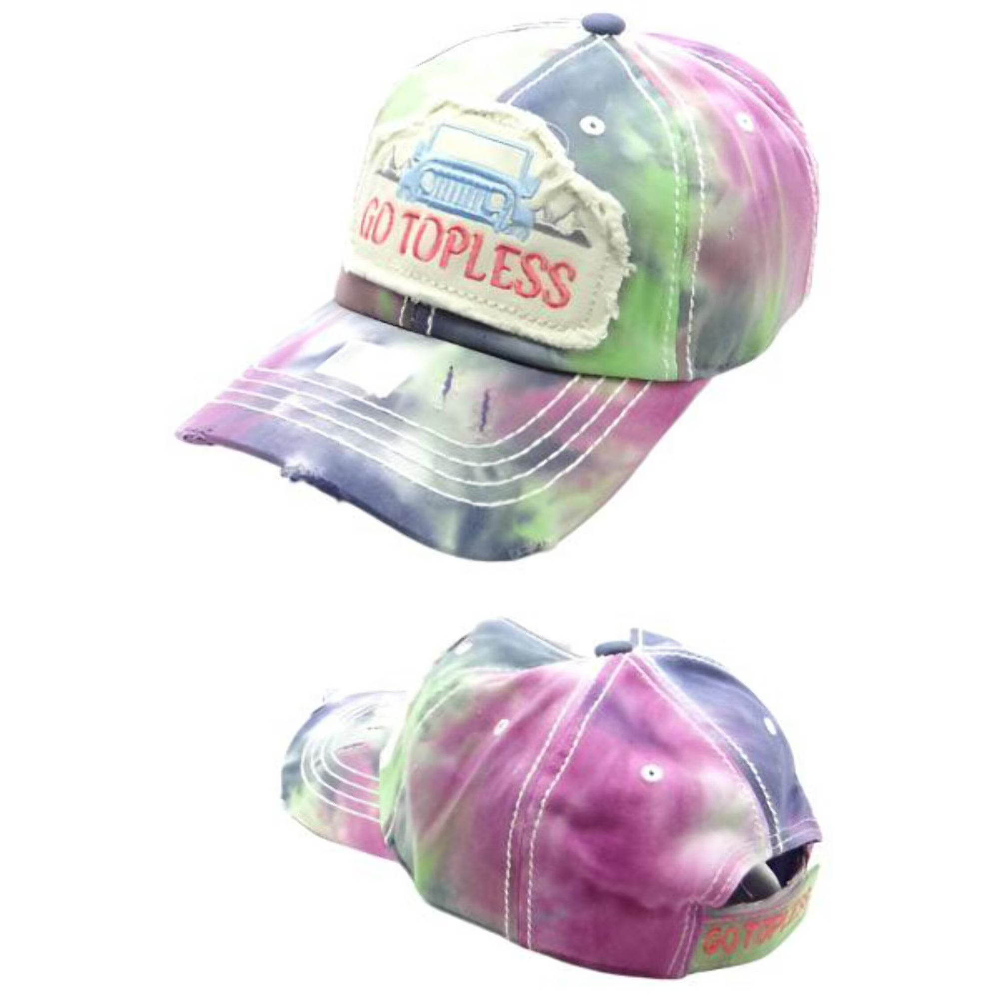 Tie Dye Jeep Cap