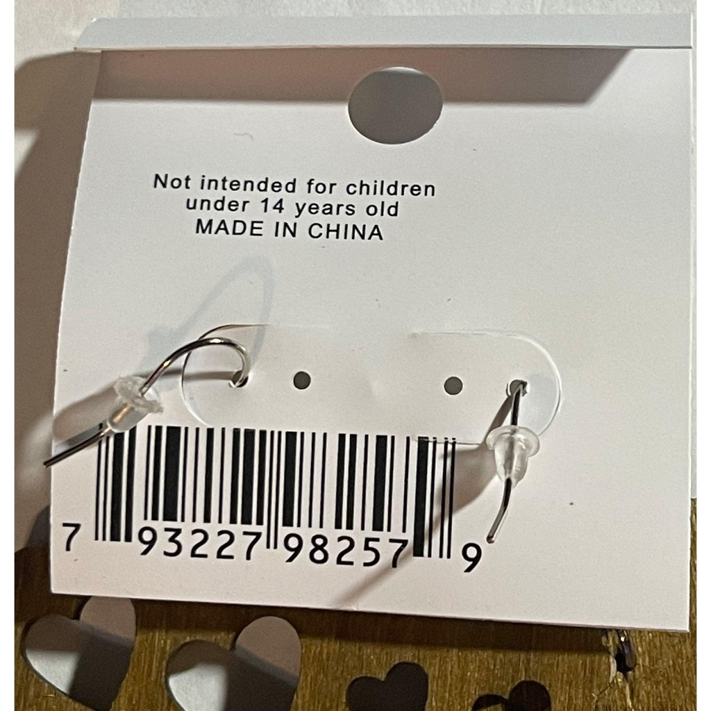 Africa Carved Pattern Wood Earrings with Hearts - Rosmarray Collections, LLC.