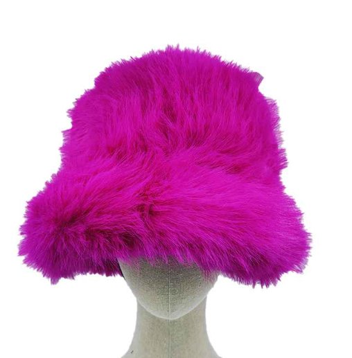 Faux Fur Bucket Hat - Rosmarray Collections, LLC.