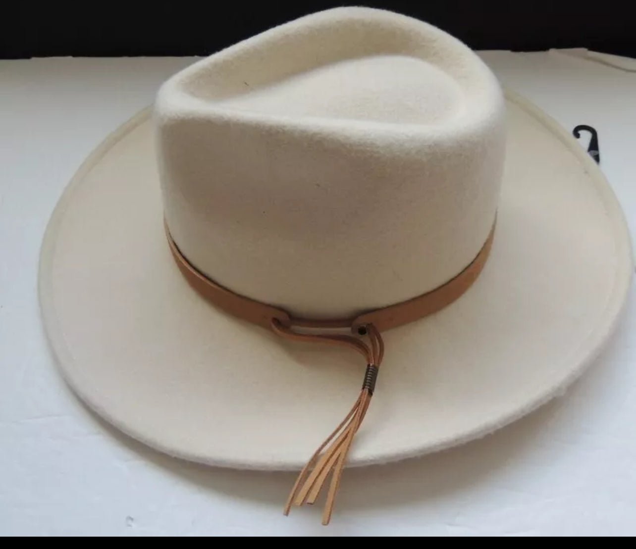 Felt Oatmeal Fedora Hat - Rosmarray Collections, LLC.