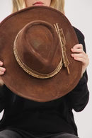 STYLINE Heritage Worn Shapable Cowboy/Fedora Hat