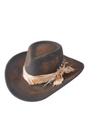 STYLINE Heritage Worn Shapable Cowboy/Fedora Hat