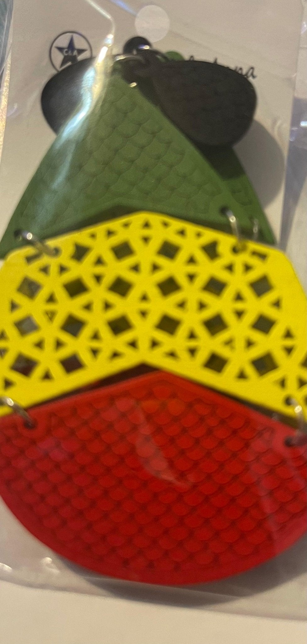 Wooden Chunky Drop Earrings - Rosmarray Collections, LLC.